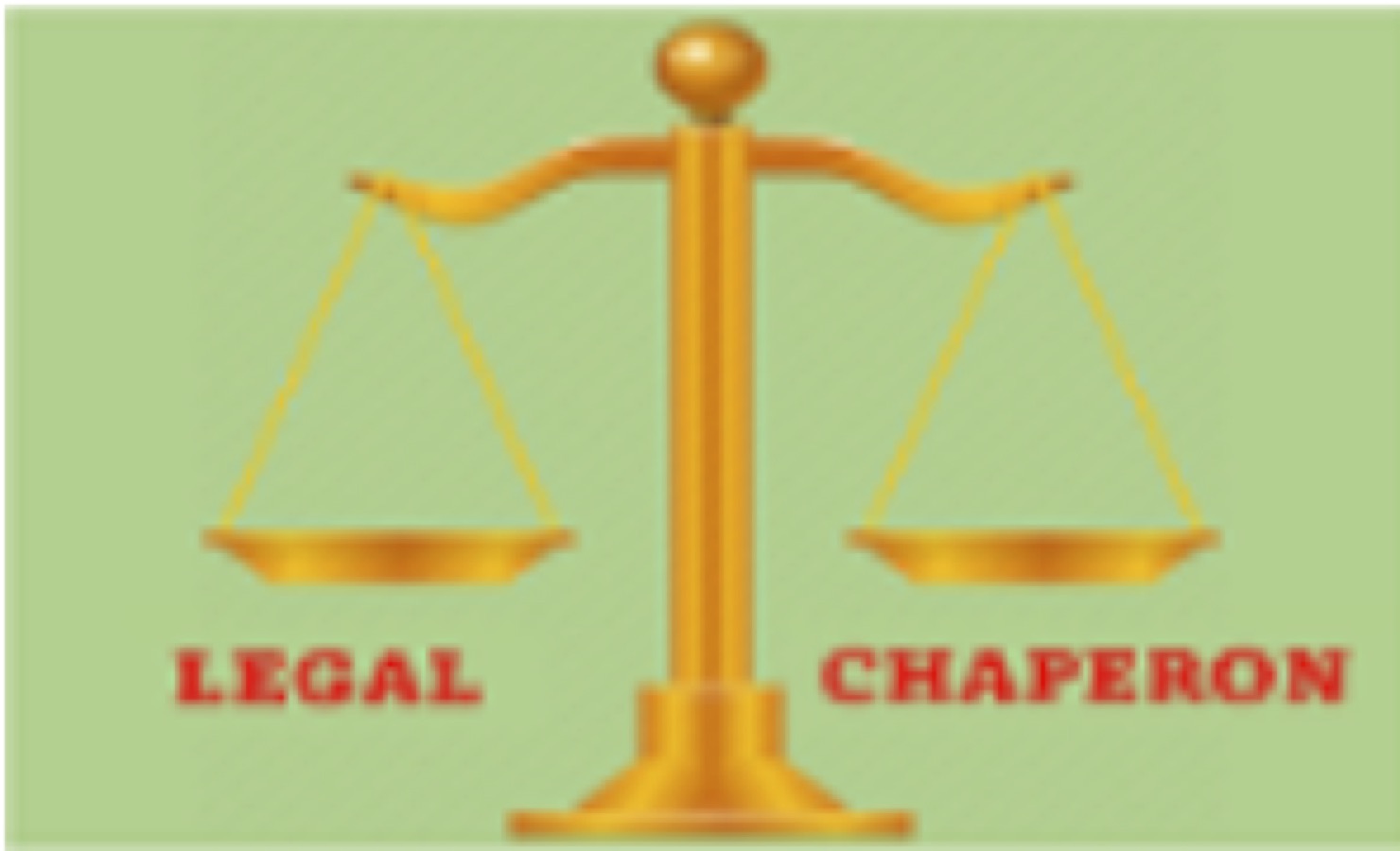 Legal Chaperon scales of justice logo